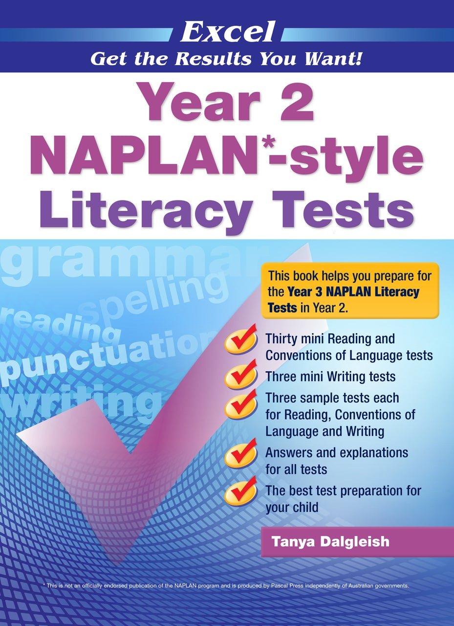 Excel - Year 2 NAPLAN*-style Literacy Tests - The Leafwhite Group